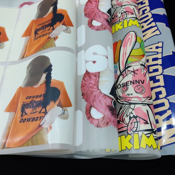 Clothes DTF Printing Printer Double Side Matte Instant Peel DTF PET Film Roll