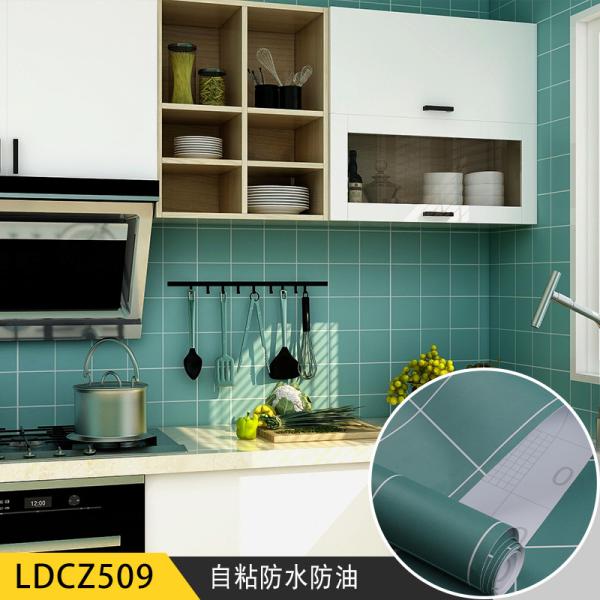 Moisture-Proof Ceramic Tiles 3D Wallpaper for Kitchen Wallpaper Bathroom 3d Wall Stickers