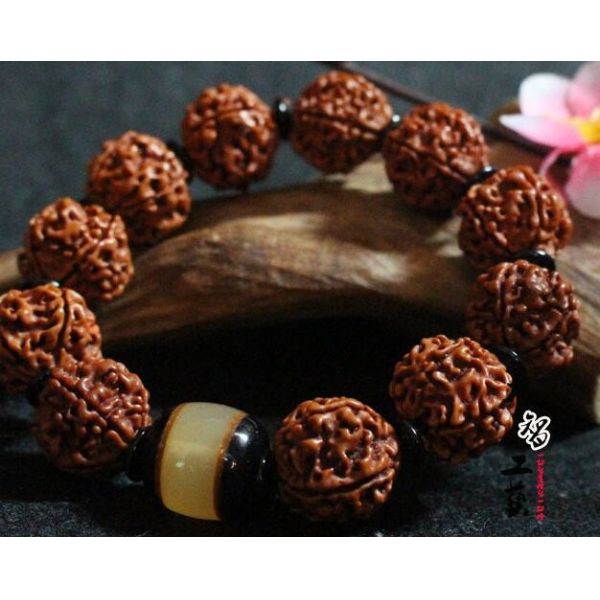 Natural five-ring vajra Bodhi beads bracelet bracelet Nepalese vajra-Bodhi beads bracelet wholesale