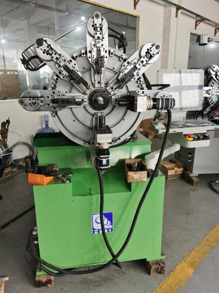 Multifunction CNC 0.3 - 2.5mm Wire Forming Spring Making Machine With Servo Motor
