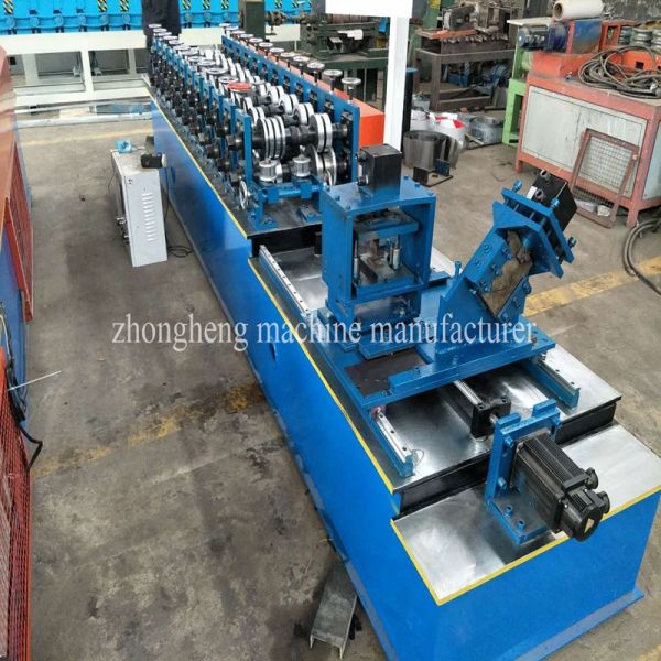 Metal Drywall Stud And Track Roll Forming Machine With Track Cutting Delta PLC