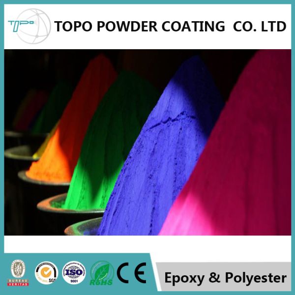 RAL1002 High Gloss Powder Coat , Epoxy Polyester Textured Powder Coat Spray