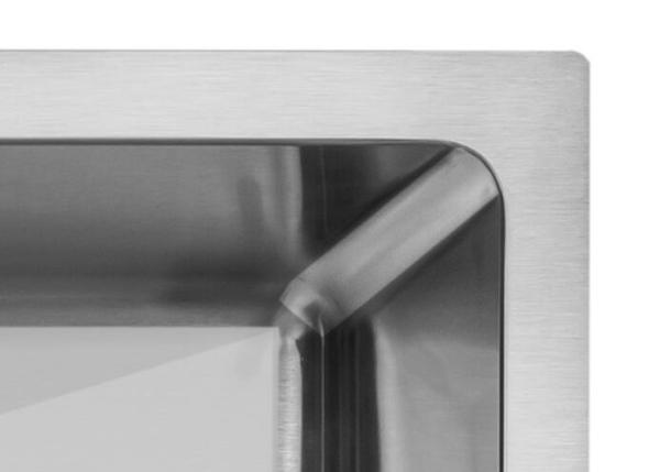 Square Big Bowl Project Stainless Steel Sink Polished Surface Treatment Without Faucet