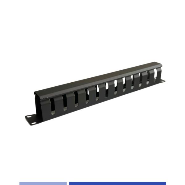 Horizontal 1U 19" Rack Mount Cable Manager