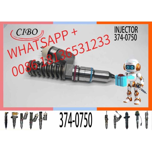 Engine Spare Parts Injector 253-0615 Common Rail Injector 374-0750 244-7715 10R-3264 20R-2284 For C15 Engines
