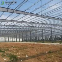 Modelado 3D de estructura de acero Almacén Conexión de acero abrochada Prevención de incendios