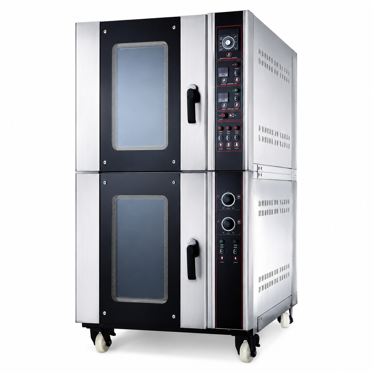 Compact 5-Tray Electric Convection Oven with 5-Tray Proofer Model 5D+5F 380V Commercial Bakery Combo