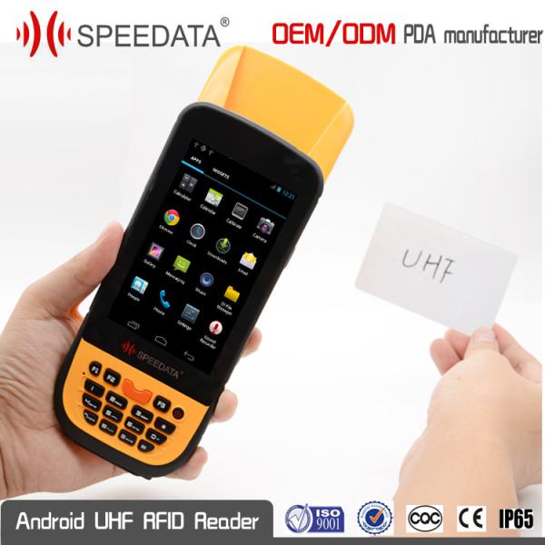 Rugged Android OS hanndheld UHF RFID Reader Long Range up to 5m for asset tracking