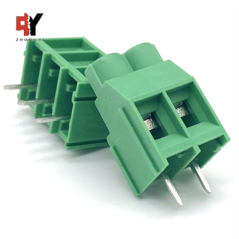 Тангаж терминального блока 6.35/7.62mm винта Pcb шинопровода поляков HQ635 2