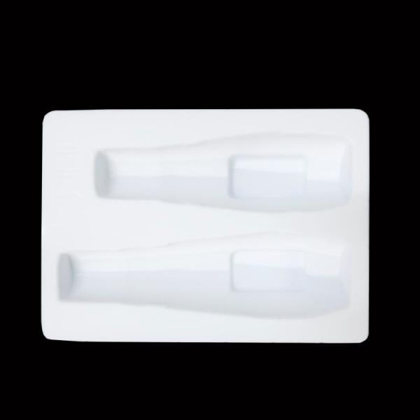 Caixa de PVC branco personalizada MOQ 10000 PCs para embalagem personalizada de conjunto de cuidados com a pele