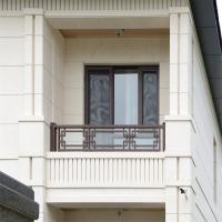 Bardage en verre en poudre sans cadre garde-corps balcon sur le pont extérieur