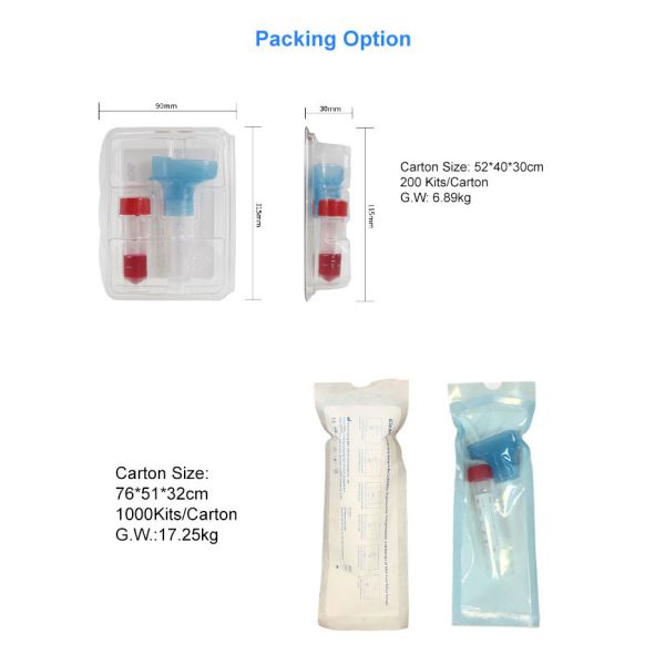 ДНК генетического тестирования сборника слюны воронки образца слюны сборника слюны форменная