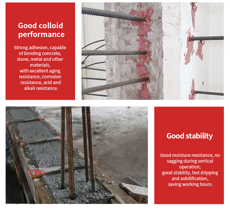 High Strength Grade-A Epoxy Resin Concrete Structural Adhesive Concrete Structural Chemical Anchor Adhesive Manufacturer