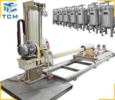 Filter Housing Surface Tank Polishing Machine 3500mm Automatic Grinding And Polishing