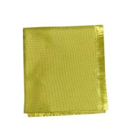 Tecido resistente ao fogo de Kevlar 1500D, tecido amarelo para-aramida.