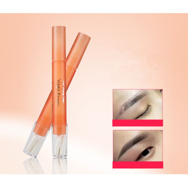 Mark Elimination Manual Eyebrow Tattoo Pen 12cm Length With Orange Color