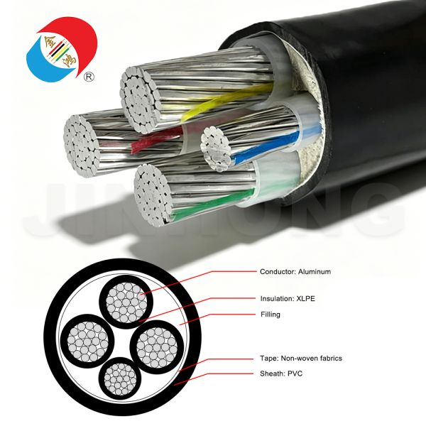 YJLV 0.6/1kV Aluminum Core Power Cable | XLPE Insulated Low Voltage Distribution Cable