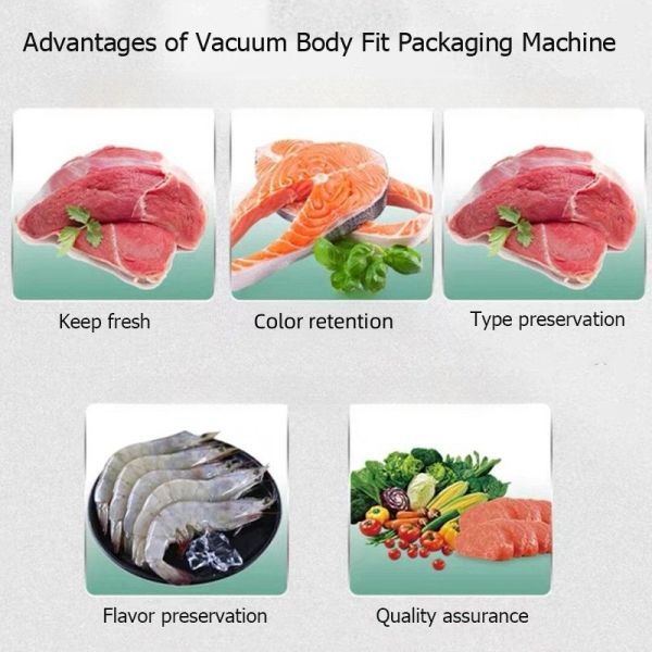 Automatic Grade Vacuum Sealer Machine for 320 Boxes/Hour Volume 0.1CBM Packaging