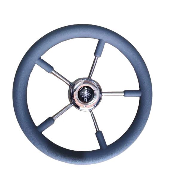 Stainless Steel 316ss Marine Boat Steering Wheels  , 13.5 Inches Foam Steering Wheel