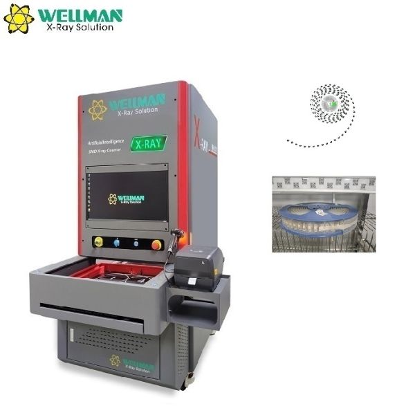XRay Parts Counting Machine 17Inch Reel Support for Electronic Parts Warehouse