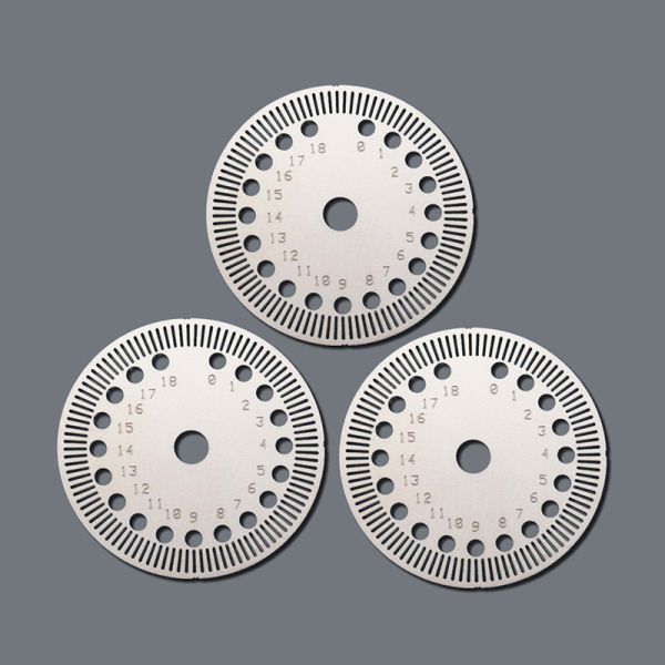 Servicio de disco de codificación óptica de grabado químico metálico