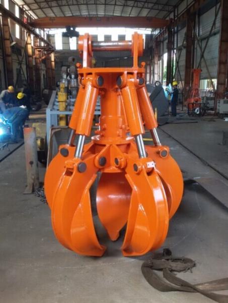 Customized Orange Peel Grab With Durability And Custom Color - Weight Range 380-2250kg
