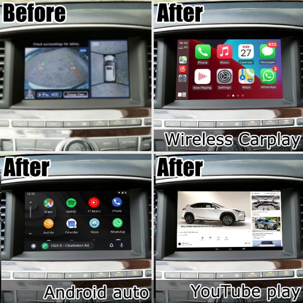 Infiniti QX60 GPS Android авто Carplay Навигационная система Мультимедийный интерфейс Android 11 8+128GB