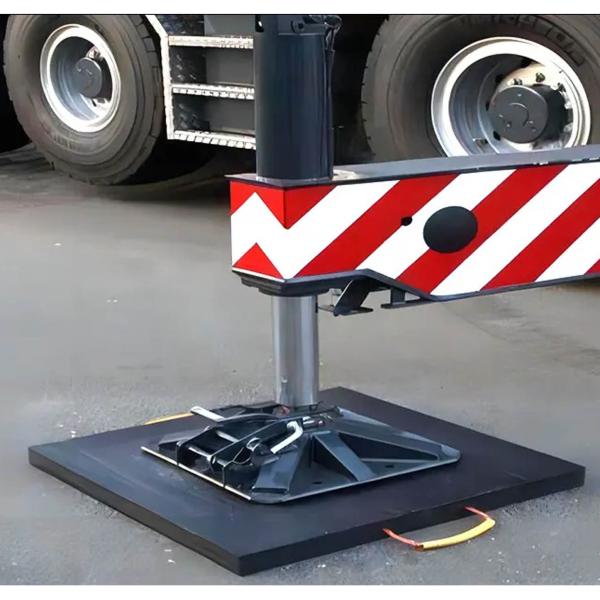 Patins de stabilisation UMHWPE 500x500x50mm pour camions pompes à béton