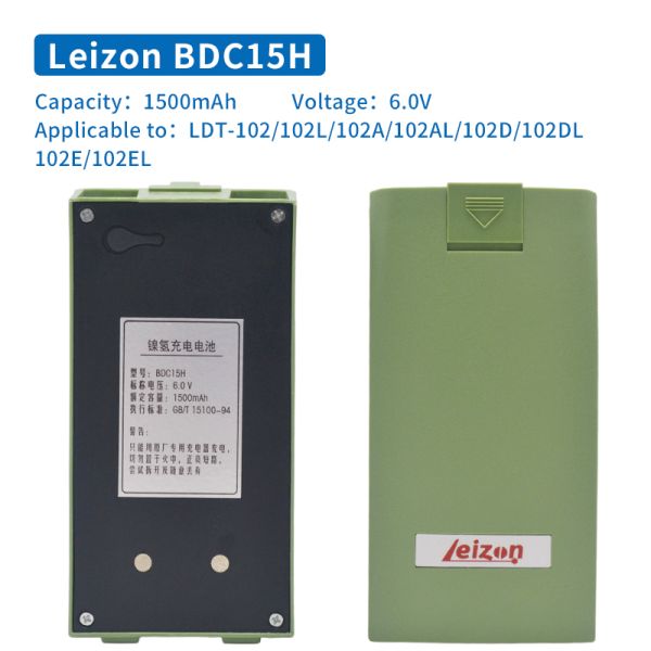 Batería para teodolito Leizon BDC15H de níquel-hidrógeno RUIDE/TiANYU BDC15L de litio