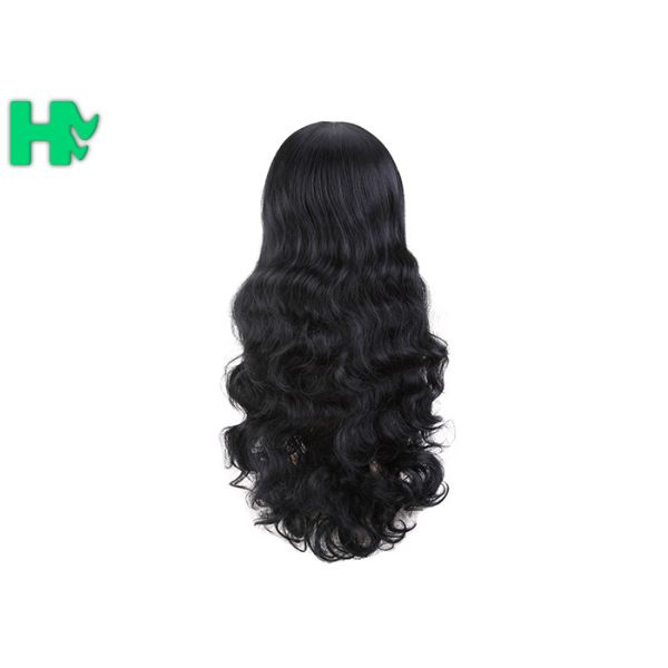 Black Body Wave High Temperature Fiber Wig For Women Extra Long