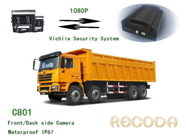 IP67 Waterproof CMOS Car Reversing Camera , Day / Night Megapixel AHD Camera