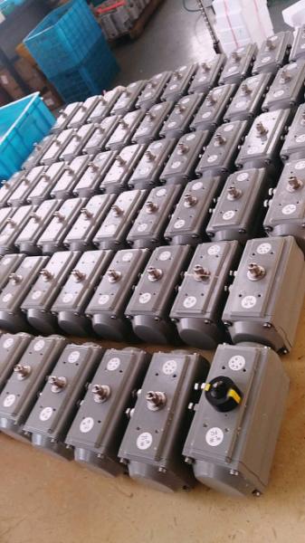 PTFE pneumatic rotary actuator  double action and single action