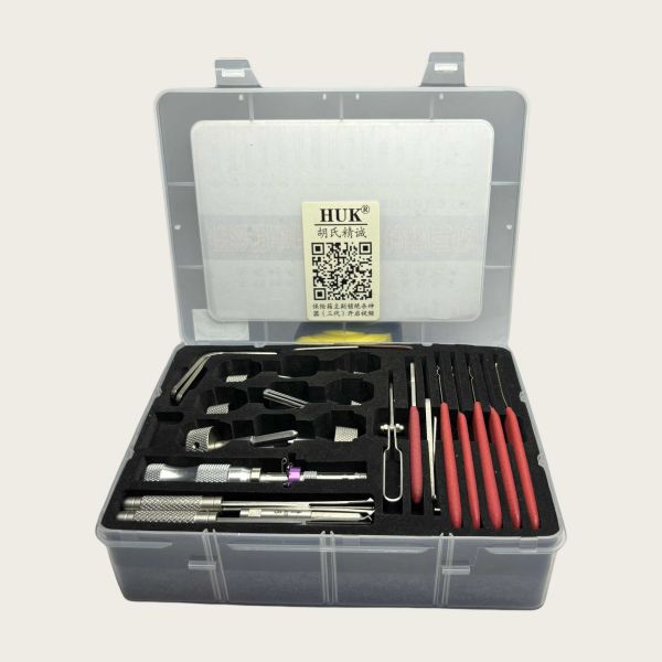 Quick Unlocking Locksmithing Tools 16pcs Safe Lock Picking Tools Easy Operation