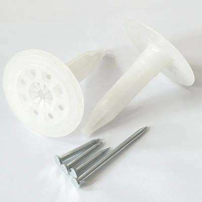Plastic Wall Anchors Insulation Nail Anchor System With Customizable Color And Capacity