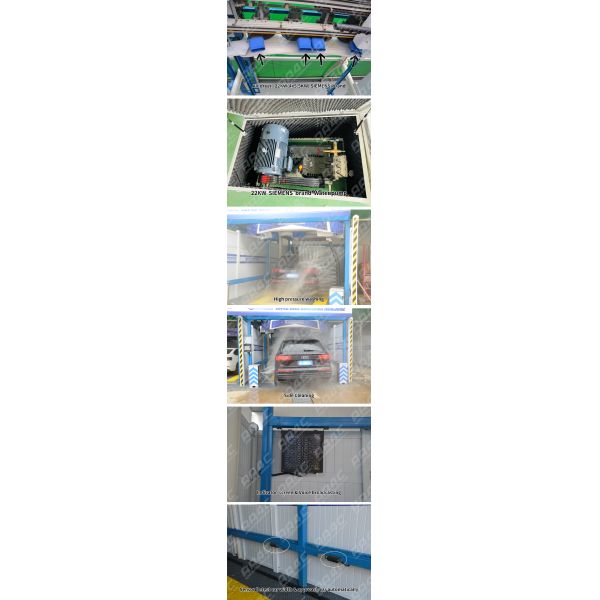 AA4C Бесконтактная машина для стирки автомобилей Автоматическая машина для стирки автомобилей бесконтактная машина для стирки автомобилей 22 кВт в Таиланде