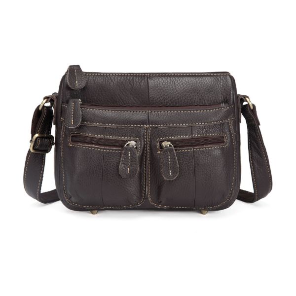 Dumpling Cow Leather Hobo Shoulder Bags Polyester Lining