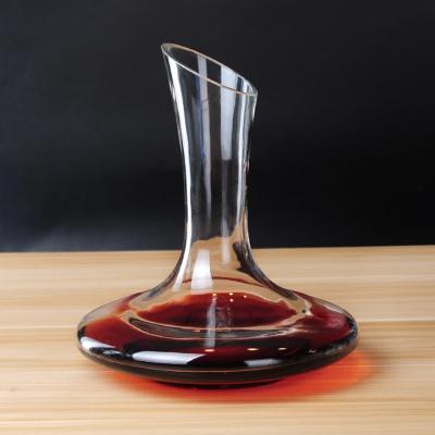 1800ml 60Oz Round Wine Decanter Bottle Effortless Pours With Oblique Mouth