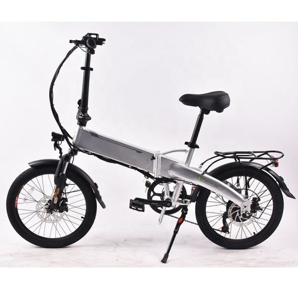 1000w Lightweight Electric Folding Bike 48V With 7speed System