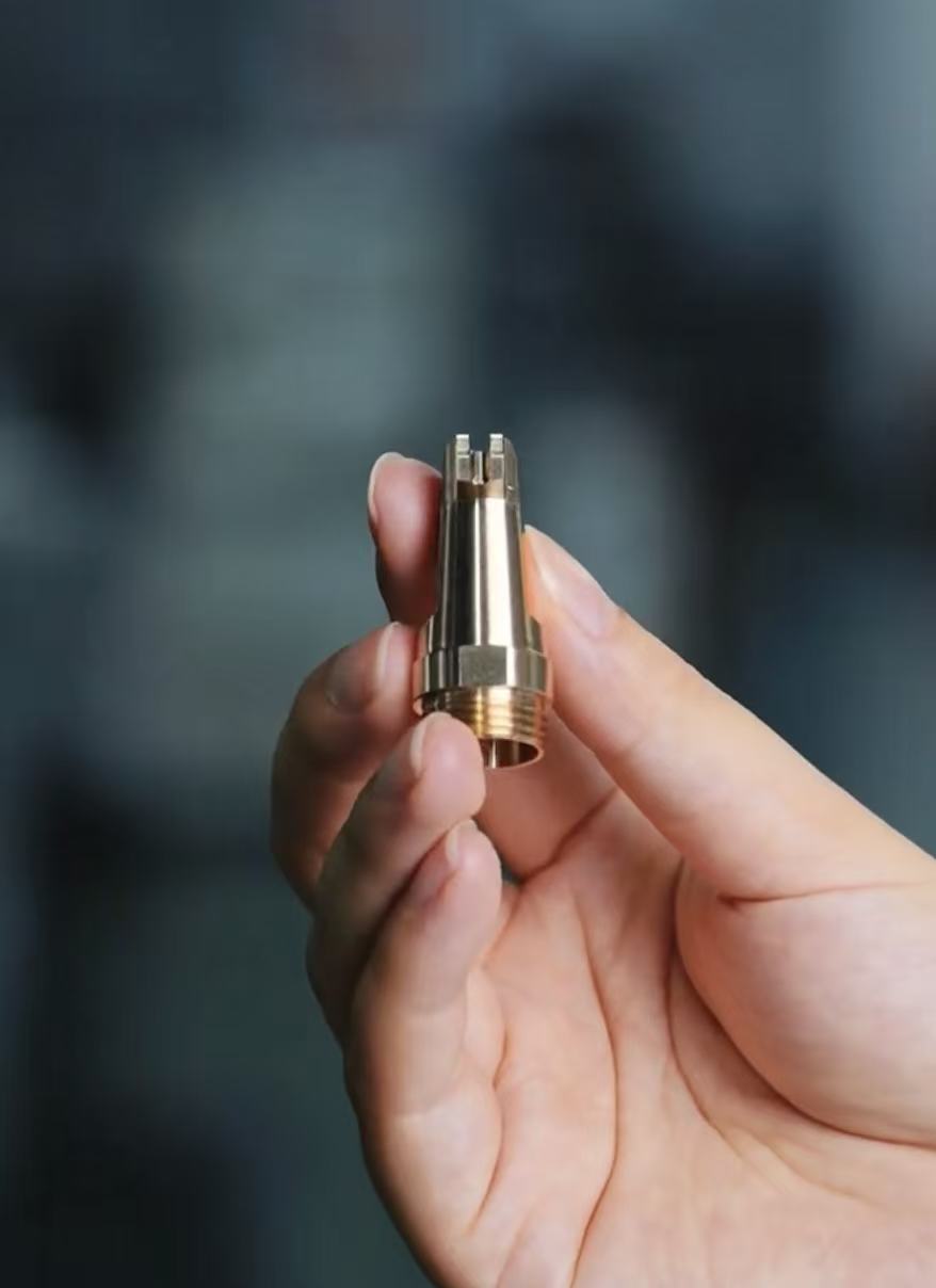 CNC precision machining welding gun copper nozzle