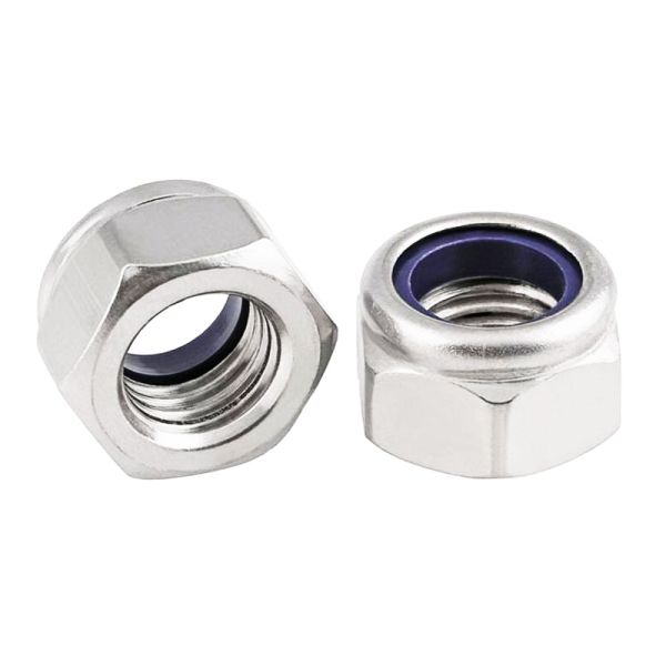 DIN985 Черный замок оцинкованный шестигранный орех 4.8/6.8/8.8/10.9/12.9 от крепежного материала