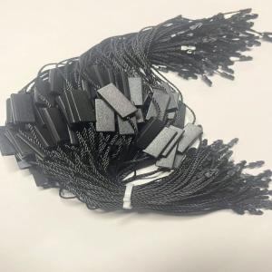Customized Flexible Swing Black Hang Tag String For Clothing Garment