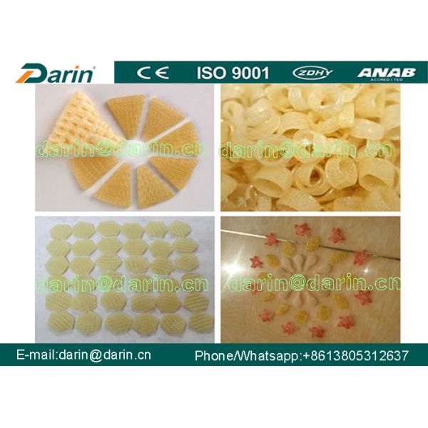 linha de produção do petisco da pelota 3d/2D/maquinaria expulsando