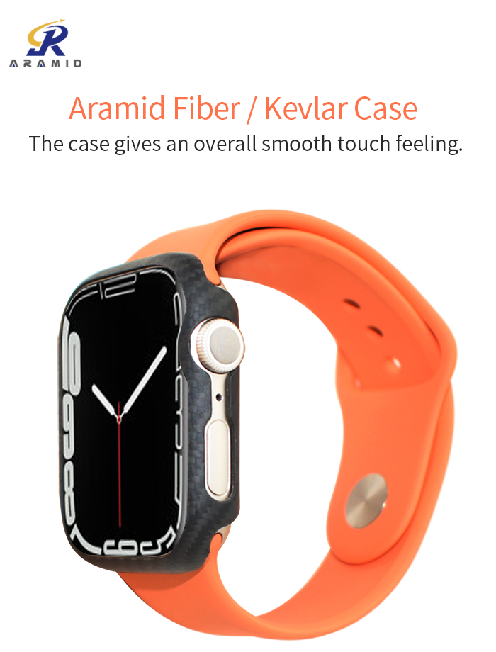 случай серии 7 iWatch волокна Aramid финиша штейна 45mm
