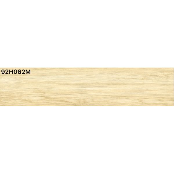 Light Yellow Timber Ceramic Floor Tiles For Living Room / Bedroom