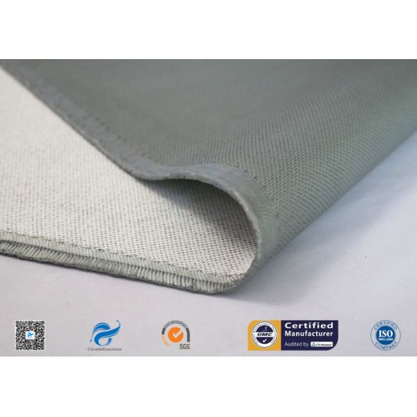 El silicón 3784 cubrió el paño incombustible de la tela de la fibra de vidrio con la capa lateral 150g uno