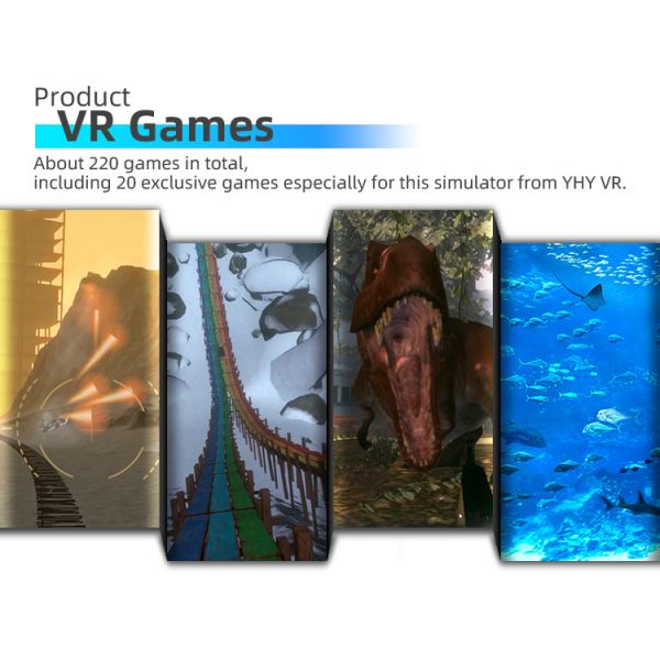 4 игры русских горок VR тематического парка кино виртуальной реальности мест 9D