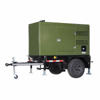 Estação móvel 460KW 575KVA Gerador diesel tipo reboque com motor Cummins KTAA19-G6