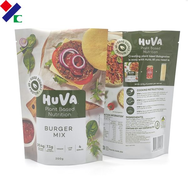 Air Proof 11oz Stand Up Zipper Pouch K Plastic Bag For Snack