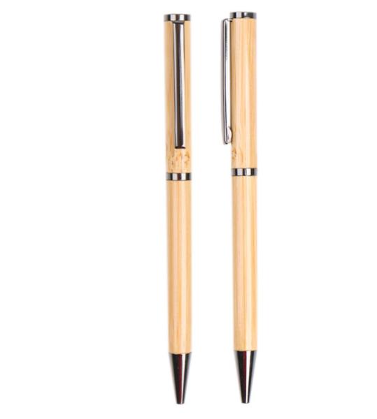 Environmentally friendly pen bamboo advertising pens with gift box,bamboo pen with laser logo