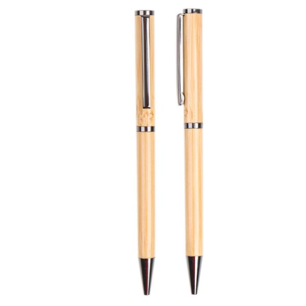 Environmentally friendly pen bamboo advertising pens with gift box,bamboo pen with laser logo
